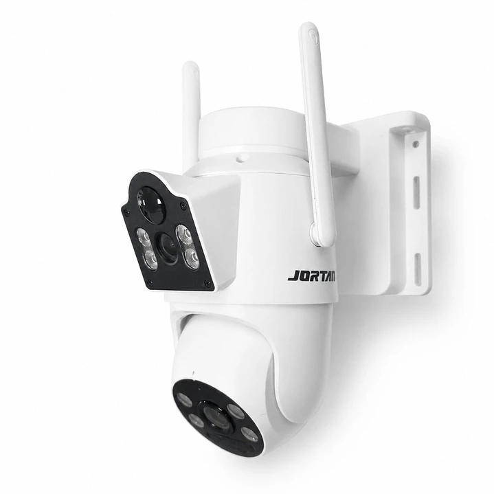 Cámara de Seguridad Exterior Solar 4G Chip SIM Doble Lente Jortan JT-9682 3