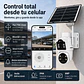 Cámara de Seguridad Exterior Solar 4G Chip SIM Doble Lente Jortan JT-9682 - Miniatura 6