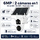 Cámara de Seguridad Exterior Solar 4G Chip SIM Doble Lente Jortan JT-9682 - Miniatura 7