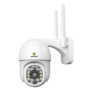 Cámara de Seguridad Exterior Jortan 8159 WiFi Full HD con Visión Nocturna y Alarma