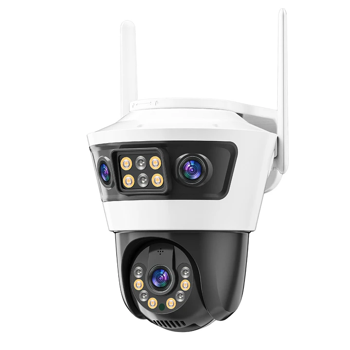 Cámara de Seguridad Exterior Jortan 6 WiFi Doble Lente con Seguimiento Inteligente e IA 1