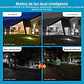Cámara de Seguridad Exterior Jortan 6 WiFi Doble Lente con Seguimiento Inteligente e IA - Miniatura 4