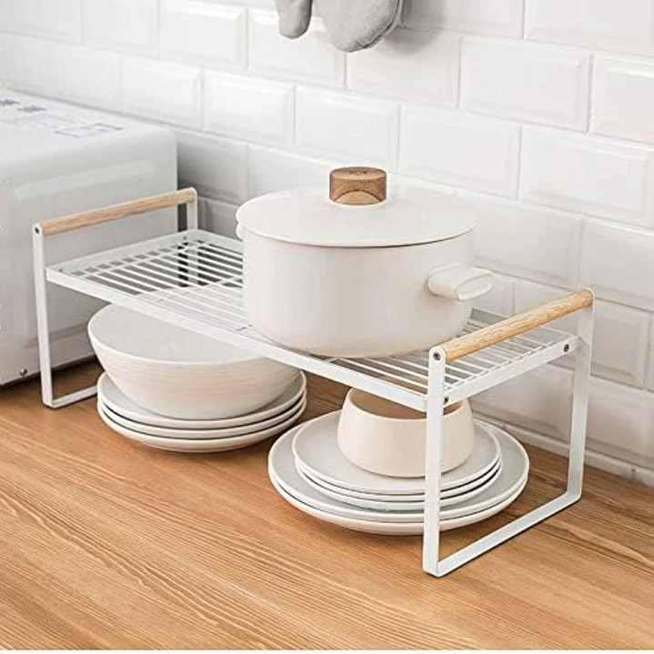 Repisa Organizadora Multiuso Estilo Nórdico Acero y Madera 34 cm 9