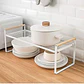 Repisa Organizadora Multiuso Estilo Nórdico Acero y Madera 34 cm - Miniatura 9
