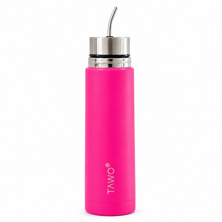 Termo Mate Autocebante Acero Inoxidable 2 en 1 Tawo 750 Ml - Fucsia 3