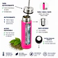 Termo Mate Autocebante Acero Inoxidable 2 en 1 Tawo 750 Ml - Fucsia - Miniatura 5