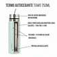 Termo Mate Autocebante Acero Inoxidable 2 en 1 Tawo 750 Ml - Verde Claro - Miniatura 7