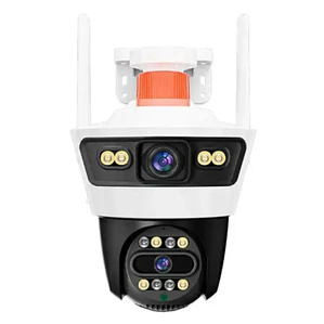 Cámara de Seguridad Exterior Jortan 4 AL WiFi con Baliza Doble Lente e IA