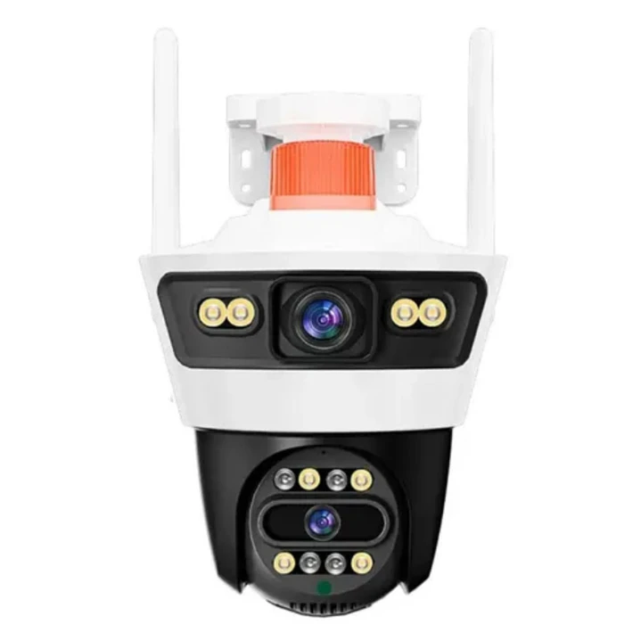 Cámara de Seguridad Exterior Jortan 4 AL WiFi con Baliza Doble Lente e IA 1