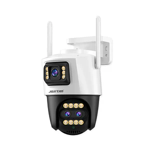 Cámara de Seguridad Exterior Jortan JTZ-9999PRO Gun-Ball WiFi con Doble Lente e IA