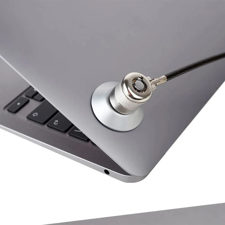 Adaptador Con Ranura De Seguridad Antirrobo Adhesivo Tablet Impresora Macbook 2