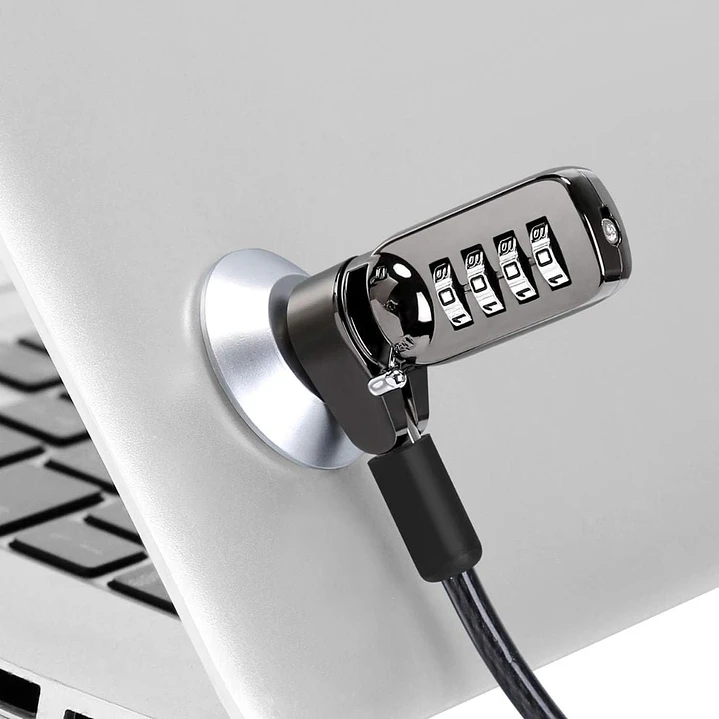 Adaptador Con Ranura De Seguridad Antirrobo Adhesivo Tablet Impresora Macbook 4