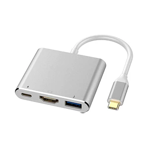 Adaptador Usb C A Hdmi 4k Con Usb Carga Thunderbolt Macbook