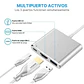 Adaptador Usb C A Hdmi 4k Con Usb Carga Thunderbolt Macbook - Miniatura 3