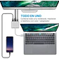 Adaptador Usb C A Hdmi 4k Con Usb Carga Thunderbolt Macbook - Miniatura 6