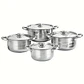 Bateria de Cocina 8 Piezas Acero Inoxidable 20 / 22 / 24 / 26 Cms - Miniatura 1