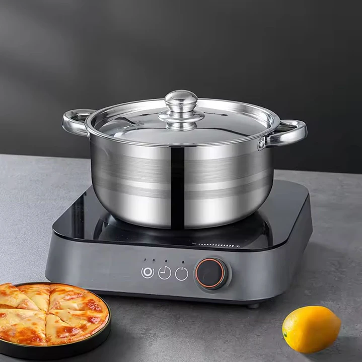 Bateria de Cocina 8 Piezas Acero Inoxidable 20 / 22 / 24 / 26 Cms 4