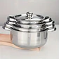 Bateria de Cocina 8 Piezas Acero Inoxidable 20 / 22 / 24 / 26 Cms - Miniatura 6