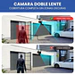 Cámara Ampolleta WiFi Full HD Doble Lente y Visión 360° Motorizada Jortan JT-9696 - Miniatura 2