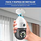 Cámara Ampolleta WiFi Full HD Doble Lente y Visión 360° Motorizada Jortan JT-9696 - Miniatura 4