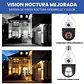 Cámara Ampolleta WiFi Full HD Doble Lente y Visión 360° Motorizada Jortan JT-9696 - Miniatura 5