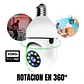 Cámara Ampolleta WiFi Full HD Visión 360° y Audio Bidireccional Jortan JT-8177 - Miniatura 2