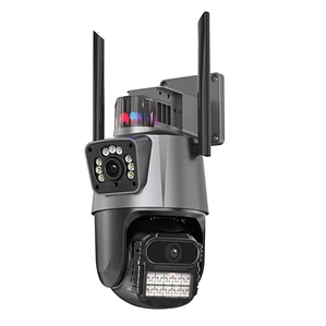 Cámara de Seguridad Exterior WiFi 8MP Doble Lente y Visión Nocturna Jortan JT-9687 Pro