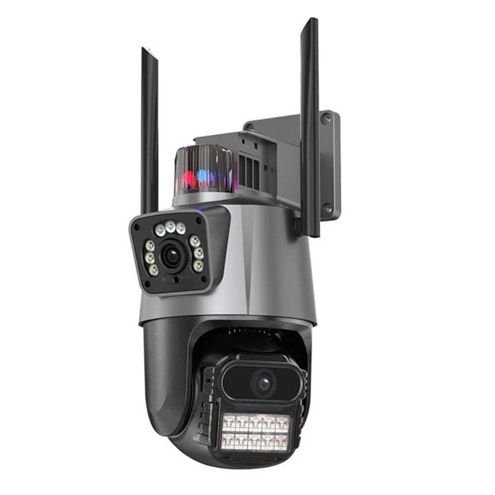 Cámara de Seguridad Exterior WiFi 8MP Doble Lente y Visión Nocturna Jortan JT-9687 Pro 1