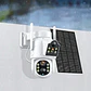 Cámara Solar WiFi 3MP Doble Lente PTZ y Visión Nocturna Jortan JT-8699T - Miniatura 3