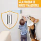 Cerradura Refuerzo Puerta Seguridad Picaporte Pestillo Puerta Principal Negro - Miniatura 4