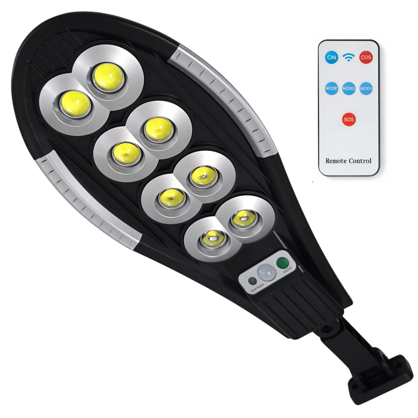 Foco Solar LED Cobra Jortan 400W con Sensor de Movimiento IP66