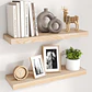 Pack 2 Repisas Flotantes de Madera Estilo Minimalista 40 cm - Miniatura 2