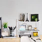 Repisa Organizadora Estilo Nórdico de 2 Niveles Blanca 34 cm - Miniatura 4