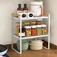 Repisa Organizadora Estilo Nórdico de 2 Niveles Blanca 34 cm - Miniatura 5