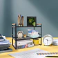 Repisa Organizadora Estilo Nórdico de 2 Niveles Negra 34 cm - Miniatura 5
