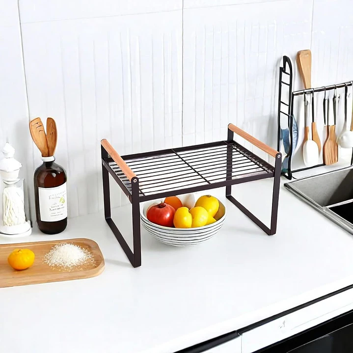Repisa Organizadora Multiuso Estilo Nórdico Negra 34 cm 5