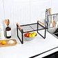 Repisa Organizadora Multiuso Estilo Nórdico Negra 34 cm - Miniatura 5