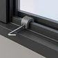 Seguro antirrobo ventanas y mamparas corredizas metálicas Pack 3 Color Gris - Miniatura 6