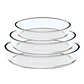 Set 3 Fuente Asadera Vidrio Refractario Para Horno Ovaladas - Miniatura 1