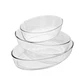 Set 3 Fuente Asadera Vidrio Refractario Para Horno Ovaladas - Miniatura 8