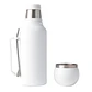 Termo Mate Acero Inoxidable 1.3 Litros Blanco + Mate y Bombilla - Miniatura 3