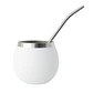 Termo Mate Acero Inoxidable 1.3 Litros Blanco + Mate y Bombilla - Miniatura 4