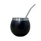 Termo Mate Acero Inoxidable 1.3 Litros Negro + Mate y Bombilla - Miniatura 4
