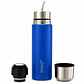 Termo Mate Autocebante Acero Inoxidable 2 en 1 Tawo 750 Ml - Azul - Miniatura 1