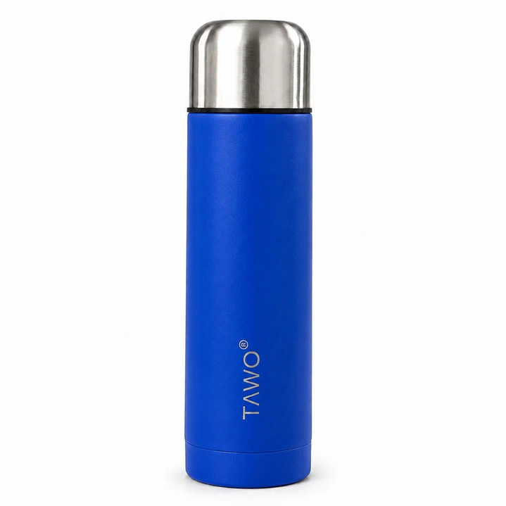 Termo Mate Autocebante Acero Inoxidable 2 en 1 Tawo 750 Ml - Azul 4