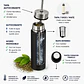 Termo Mate Autocebante Acero Inoxidable 2 en 1 Tawo 750 Ml - Negro - Miniatura 5
