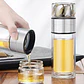 Botella con Infusor de Vidrio Doble Pared y Acero Para Te Infusiones - Miniatura 3