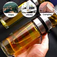 Botella con Infusor de Vidrio Doble Pared y Acero Para Te Infusiones - Miniatura 10