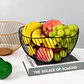 Frutero Metálico Centro de mesa Nórdico Minimalista Olas - Miniatura 3
