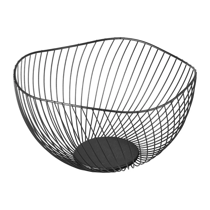 Frutero Metálico Centro de mesa Nórdico Minimalista Olas 8